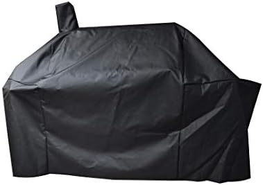 Smoker Grill Cover Sized for Char-Griller Charcoal Grill 2190 and 2197 Heavy Duty Waterproof Patio 600D Canvas Barbeque BBQ Grill Cover G21623 by acoveritt