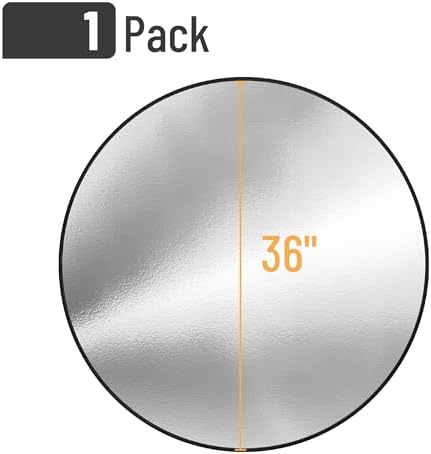 UNCO- Round Fire Pit Mat, 36", Silver Fireproof Design, Reusable, Portable, 3 Layers, Waterproof & Easy to Clean, Grill Matt for Outdoor Grill Deck Protector - Image 2