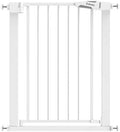 Bebelio 26–28.5" Narrow Baby Gate, No Driiling, PressGuard P7, White by BABELIO