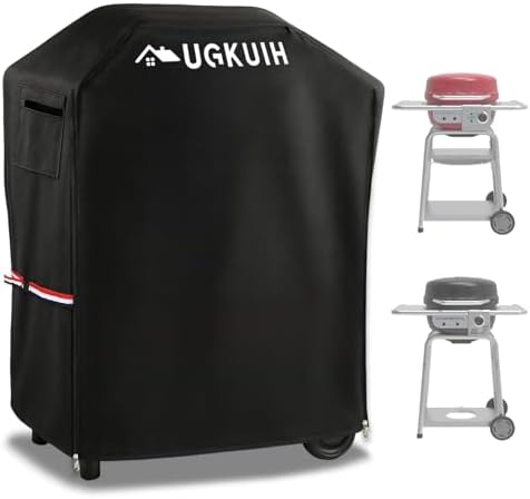 Grill Cover for CharBroil Bistro Pro Electric Grill Outdoor, Heavy Duty 600D Waterproof Protection, Compatible with Charbroil Grill Cover 25302145, 25302146, 25302161 and CB1250073P4 by Unknown