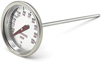 9815 & 62538 Accurate Grill Thermometer Replacement for Weber Genesis Silver B/C, Genesis Gold B/C, Genesis 1000-5500 Series, Temperature Gauge with a 5” Prong, Thermostat for Weber Gas Grill by WEMEIKIT