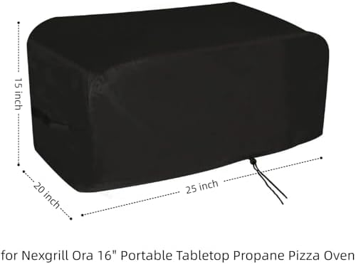 Pizza Oven Cover for Nexgrill Ora 16" Portable Tabletop Propane Pizza Oven - Image 2