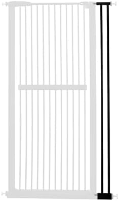 Lumizone 61.02" Extra Tall Pet Gate Extension Kit 4.13" Wide Black by Lumizone
