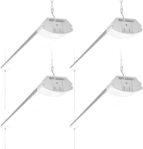 Barrina BS84 LED Shop Lights 4FT for Workshop, 84W 10000LM 6500K, 4 Packs by Barrina