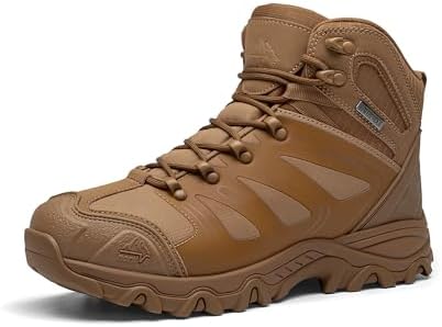 NORTIV 8 Men's Ankle High Waterproof Hiking Boots by NORTIV8