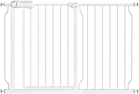 Fairy Baby 43.5-48 Inch Extra Wide Easy Step Safety Gates for Doorways by FairyBaby