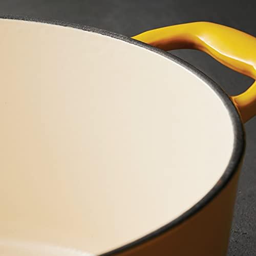 Tramontina Bestow Enameled Cast Iron 5.5-Qt Round Dutch Oven Pot with Lid - Image 6