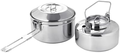 Fire-Maple Antarcti Camping Cookware Set Stainless Steel Kettle Pot Set, 1L by Fire-Maple