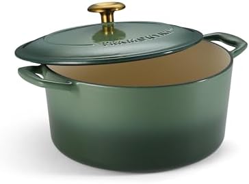 Tramontina Bestow Enameled Cast Iron 5.5-Qt Round Dutch Oven Pot with Lid by Tramontina
