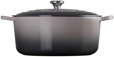 Le Creuset Enameled Cast Iron Round Dutch Oven, 13.25 qt., Oyster - Image 4