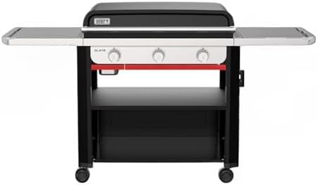 Weber® Slate® 30" Rust-Resistant Griddle, 3-Burner Propane Gas, Black by Unknown