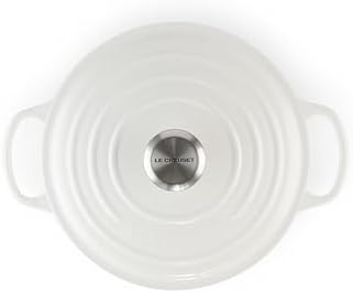 Le Creuset Enameled Cast Iron Round Dutch Oven, 4.5 qt., White - Image 2