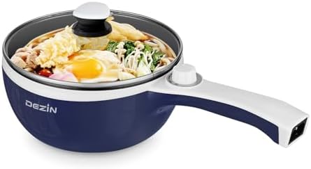 Dezin Electric Pot, 1.5L Non-Stick Portable Hot Pot Electric Upgraded, 700W by DEZIN