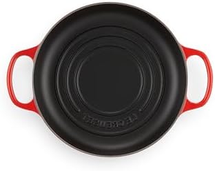 Le Creuset Enameled Cast Iron Round Bread Oven, 9.5 inch, Cerise - Image 3