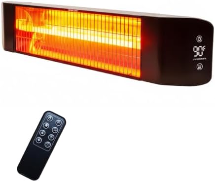 NORTHSKY Outdoor Heater Electric 1500W Infrared Patio Heaters Smart Control with 24H Timer, IP65 Waterproof, Wall or Ceiling Mount, Ideal for Garage, Patio, and Indoor Use by NorthSky