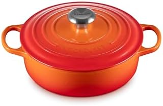 Le Creuset Enameled Cast Iron Round Wide Dutch Oven, 3.5 qt., Flame by Unknown