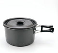 2.1Qt Camping Pot Hard Anodized Aluminum Lightweight Folding Handle by Unknown