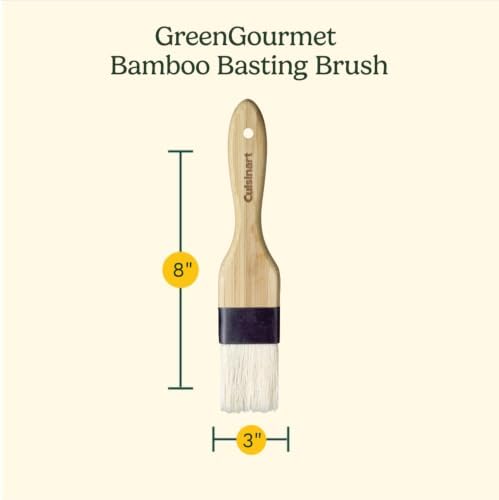 Cuisinart GreenGourmet Bamboo Basting Brush 15" x 3" x 0.5" - Image 2