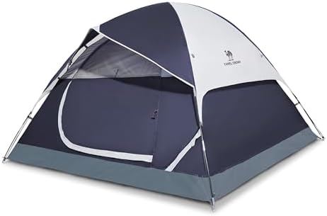 CAMEL CROWN Tents for Camping 2/3/4/5 Person Camping Dome Tent, Waterproof,Spacious, Lightweight Portable Backpacking Tent for Outdoor Camping/Hiking by CAMELCROWN