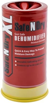 XL Gun Safe Dehumidifier, 450g Reusable Silica Gel by SafeNDry