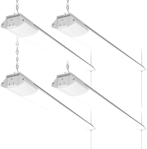 Barrina BS84 LED Shop Lights 4FT for Workshop, 84W 10000LM 5000K, 4 Packs by Barrina