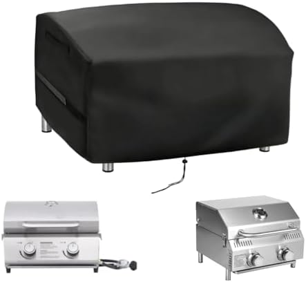 Mini Gas Grill Cover for Monument for Bestfire Tabletop 2 Burners Gas Grill by Guisong