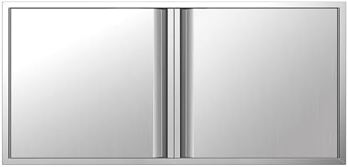 42" W x 21" H Outdoor Kitchen Doors Stainless Steel BBQ Access Door,Flush Mount Kitchen Door for Outdoor Kitchen and BBQ Island by KODOM