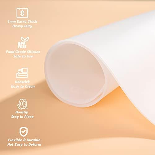 Extra Large Silicone Mat Kitchen Counter Heat Resistant Table Mat 36" x 24" - Image 4