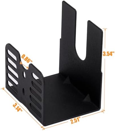 onlyfire Universal Barbecue Grill Rotisserie Motor Bracket, Black - Image 2