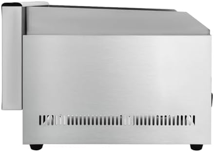 Commercial Char Broiler Grill, 2 Burner Countertop LPG Gas Grill, 60TU/hr Stainless Steel Propane Charbroiler Broiler Grill Flattop BBQ Stove Outdoor Cooking Griddle Barbecue for Garden Patio - Image 5
