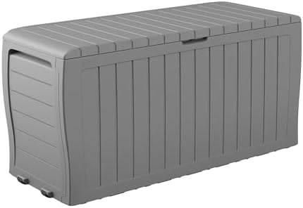 Keter Marvel 71 Gal Outdoor Storage Box for Patio and Pool Accessories by Unknown