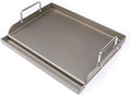 Utheer 17 x 13 Nonstick Cast Iron Griddle for Gas Grill, Flat Top Plate by Utheer