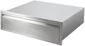 Outdoor Kitchen Drawers 30" W x 10" H x 23" D Flush Mount BBQ Single Drawers with Divider Stainless Steel Built-in Drawer for Outdoor Kitchen Island Patio Grill Station by Unknown