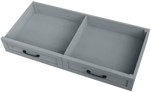 39.4" Outdoor Kitchen Island with Drawer and Stainless Top, Grey Blue - Image 7