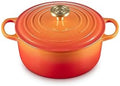 Le Creuset Enameled Cast Iron Round Dutch Oven, 4.5 qt., Flamme Doree by Unknown