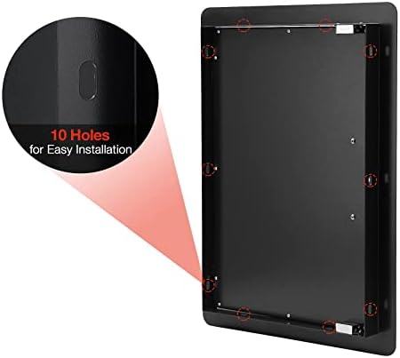 Stanbroil 17" x 23" Access Door for Outdoor Kitchen, Black Steel - Image 6