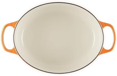 Le Creuset Enameled Cast Iron Oval Dutch Oven, 6.75 qt., Flamme Doree - Image 4