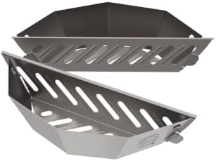 Coleman Charcoal Baskets, Set of 2 Galvanized Steel Charcoal Holders for 18, 22 and 26-Inch Grills, Fuel Control for Direct and Indirect Cooking by Unknown