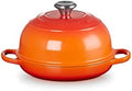 Le Creuset Enameled Cast Iron Round Bread Oven, 9.5 inch, Flame by Unknown