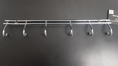 Lifespace Grill Utility Rack - 6 Hooks - Chrome Plated Mild Steel - Image 4