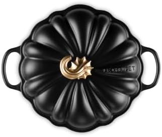 Le Creuset Enameled Cast Iron Signature Pumpkin Cocotte, 4 qt., Licorice - Image 3