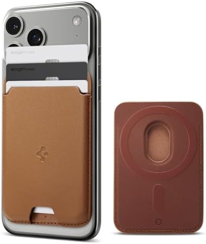 Spigen for MagSafe Wallet, Holds 3 Cards, Strong Magnet, Valentinus MagFit by Spigen
