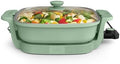 bella Fits-Anywhere™ SAUTE Make & Take Skillet, Non-Toxic Ceramic, Seaglass by bella