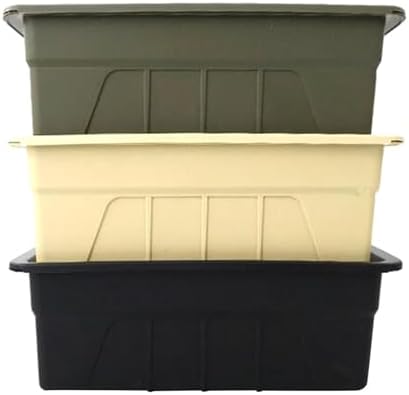 Tea Storage Box with Drainage Tray - IGT Camping Table Basket, Garage Backyard Barbecue Cooking Equipment Organizer- Black - Image 7