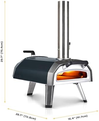 Ooni Karu 2 Multi-Fuel Outdoor Pizza Oven - Wood and Gas Outdoor Pizza Oven with Pizza Stone & Intergrated Thermometer, Pizza Oven Outdoor, Dual Fuel 12 Inch Pizza Maker, Outdoor Cooking Grill - Image 2