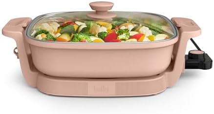 bella Fits-Anywhere™ SAUTE Make & Take Skillet, Non-Toxic Ceramic, Blossom by bella