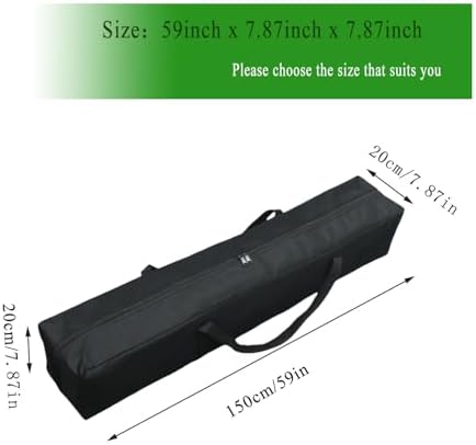 Heavy Duty Duffel Bag - XL Multi-Scene Organizer for Canopy Tents, Grill Tools, Roof Top Tents & Folding Chairs with MOLLE Straps & Reinforced Base (59''(L) x7.87''(W) x7.87''(H)) - Image 3