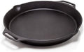 Petromax Cast Iron Fire Skillet for Kitchen or Camping, Pre-Seasoned Cookware for Campfire or Home Oven and Stove, Conducts Heat Evenly, Side Handles, 16" by Petromax
