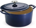 Tramontina Bestow Enameled Cast Iron 5.5-Qt Round Dutch Oven Pot with Lid by Tramontina