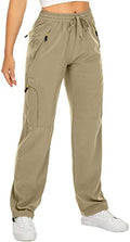 Toomett Women‘s Hiking Cargo Pants UPF 50 Quick Dry with Zipper Pockets by Toomett